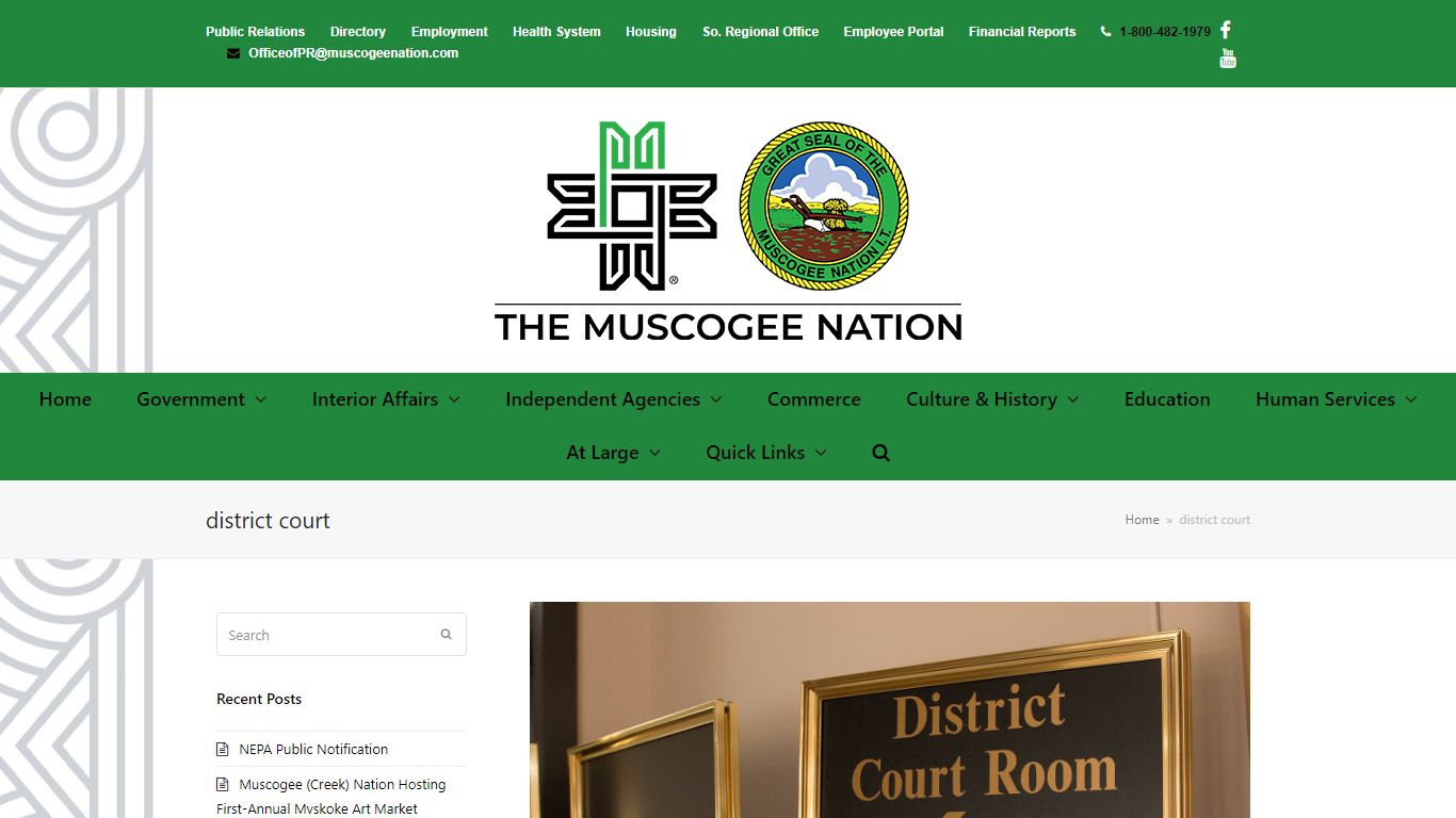 district court – The Muscogee Nation